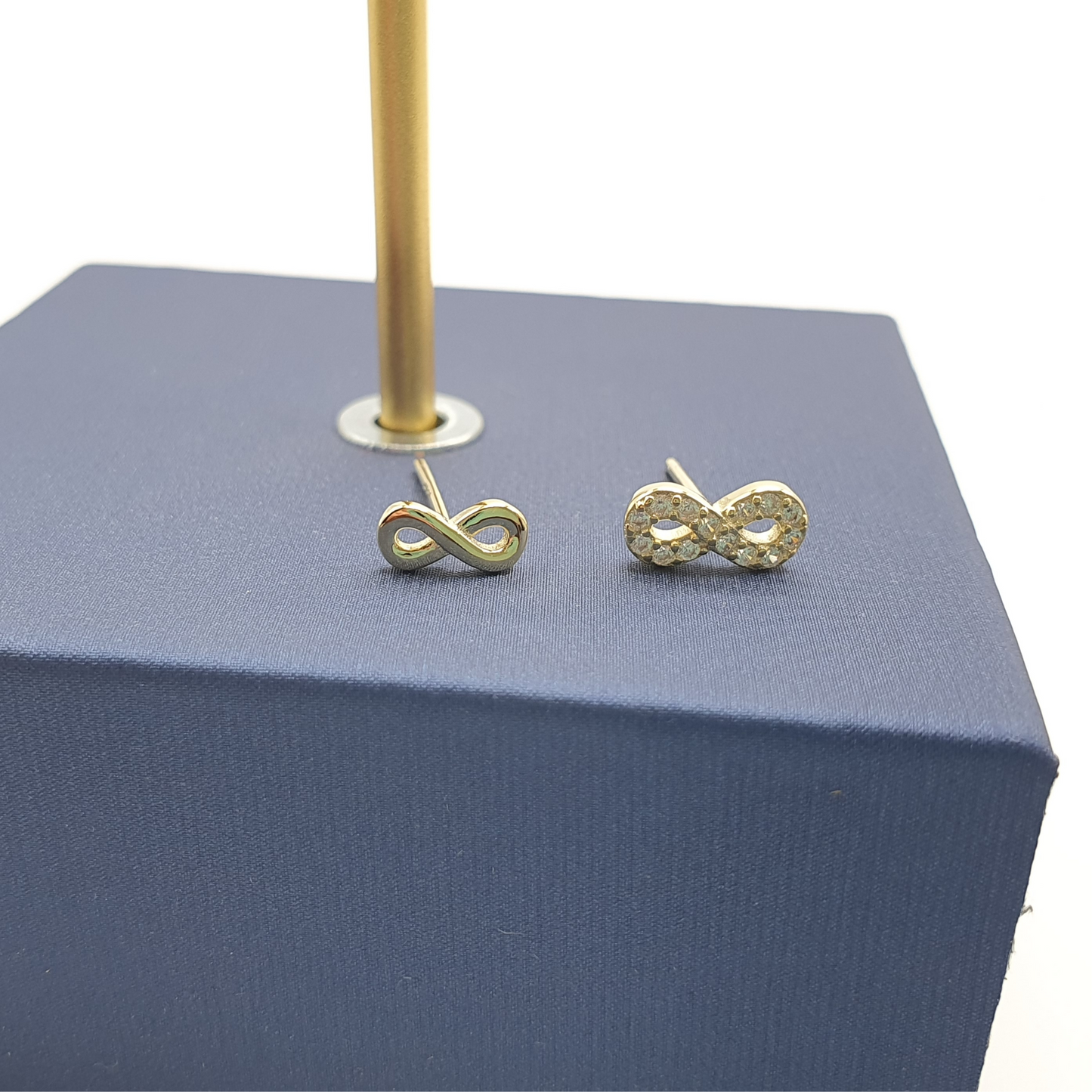 Duo Style Infinity Earrings Set