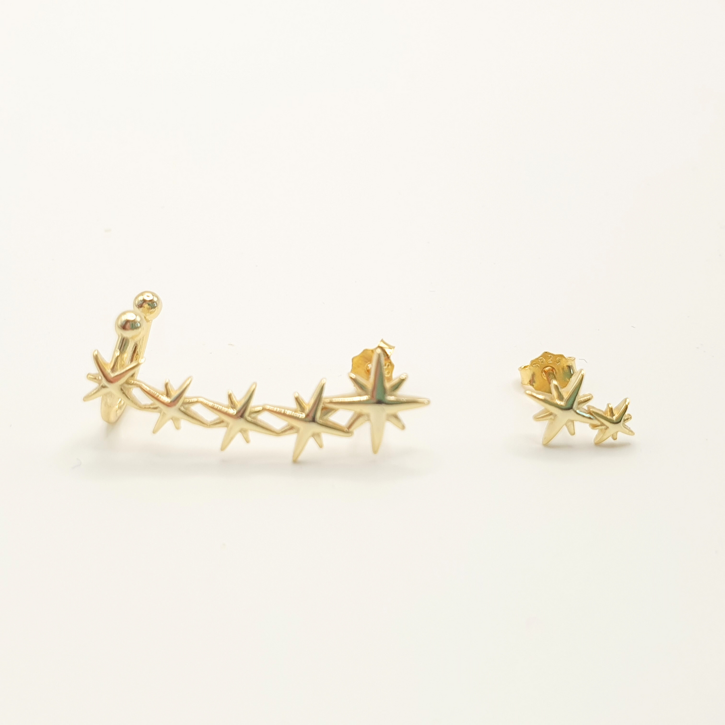 7 Stars Climber With Cuff Earrings