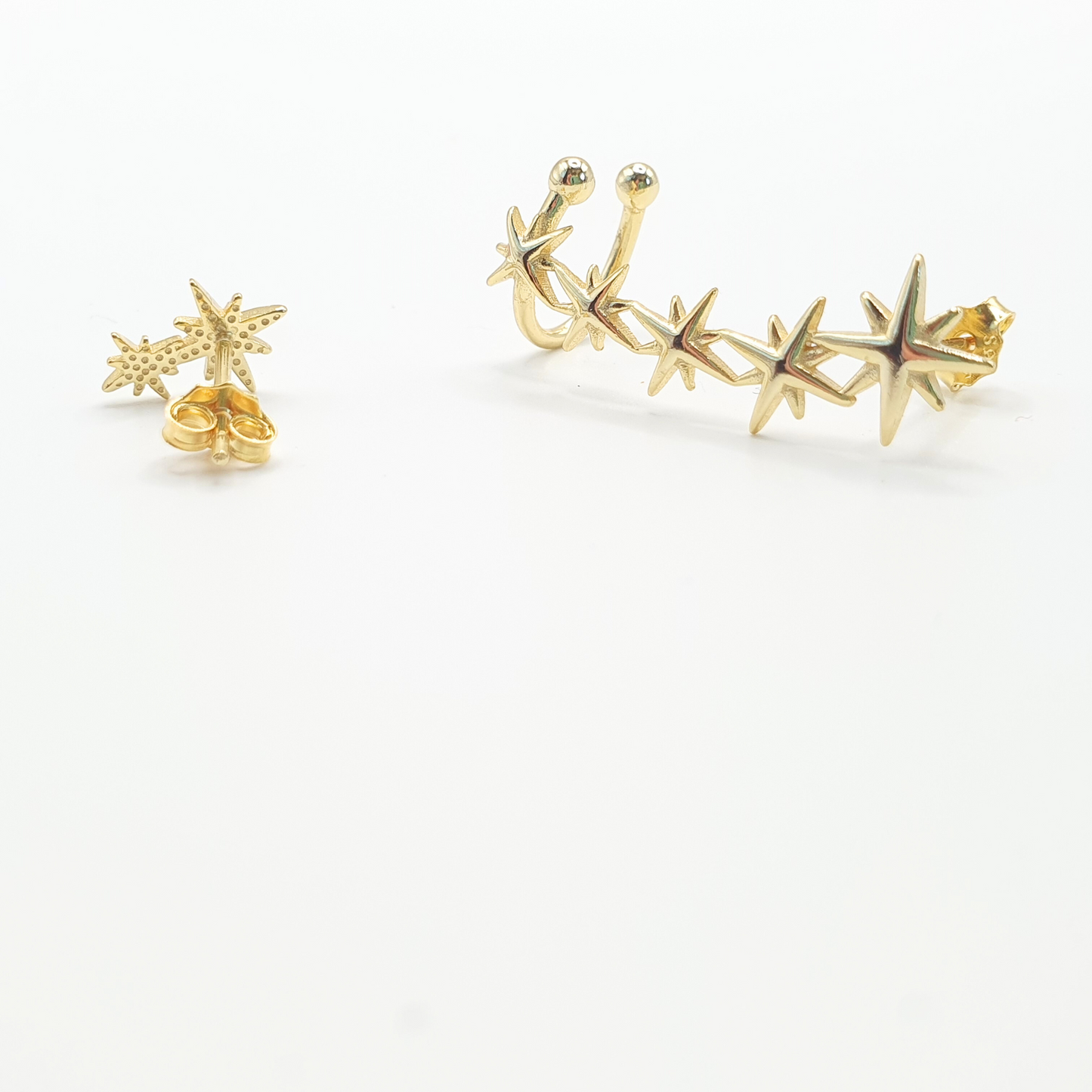 7 Stars Climber With Cuff Earrings