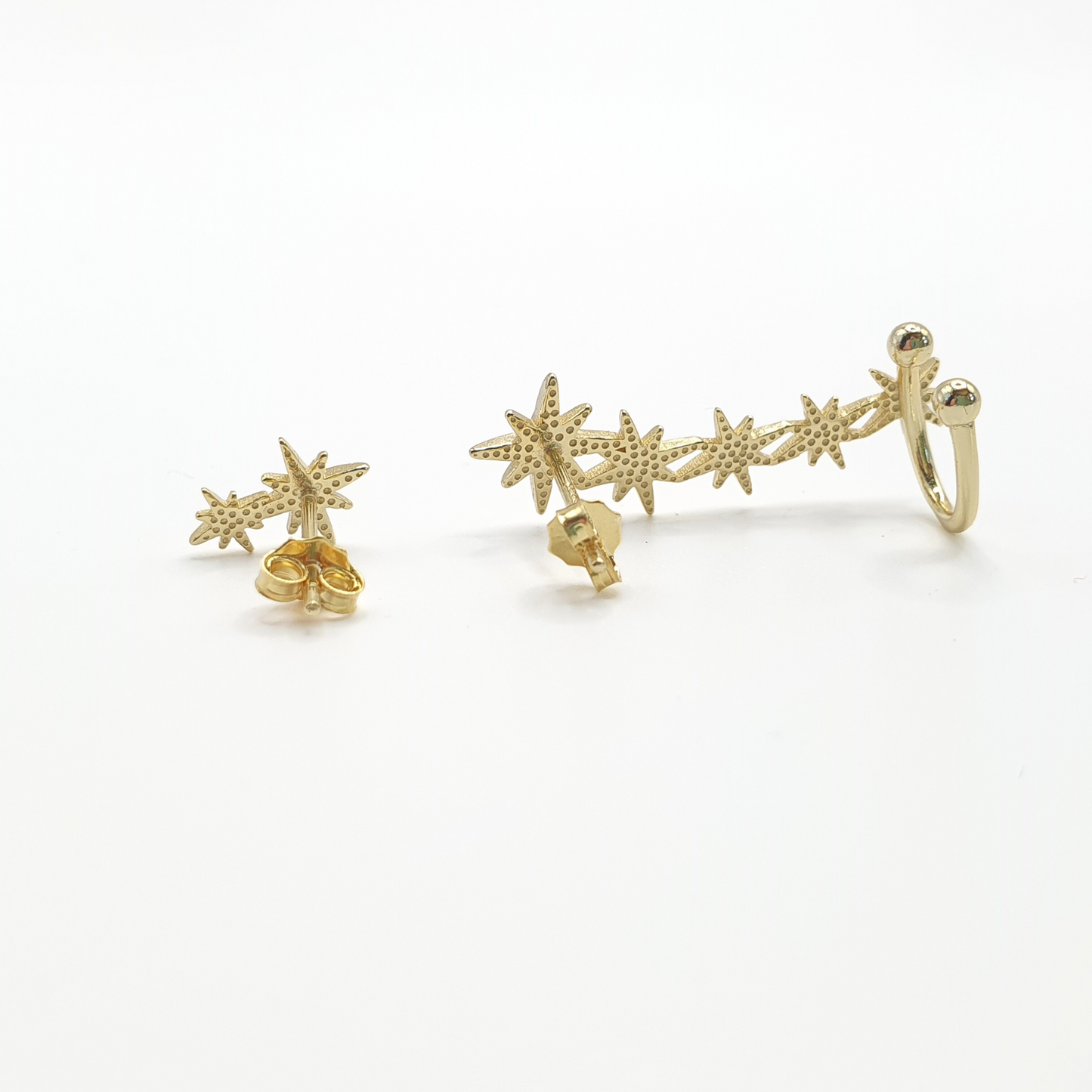 7 Stars Climber With Cuff Earrings