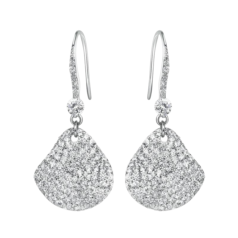 Sparkling Earrings Silver with Cubic Zirconia