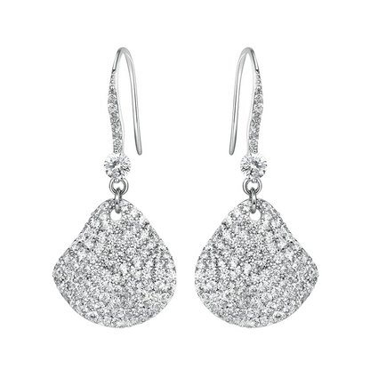 Sparkling Earrings Silver with Cubic Zirconia