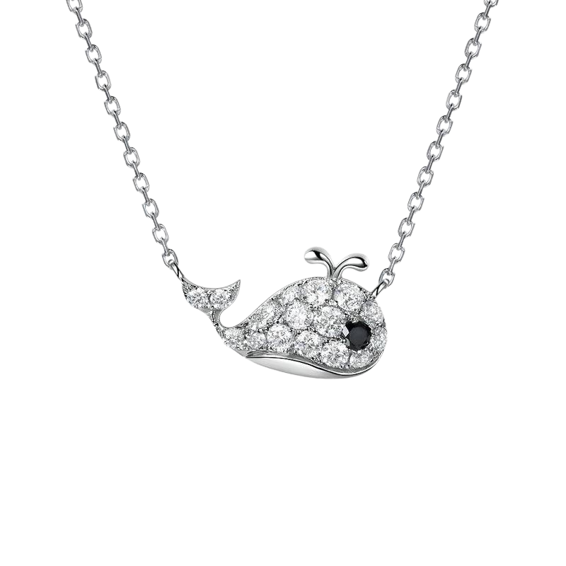 A Whale Of A Time Necklace Silver