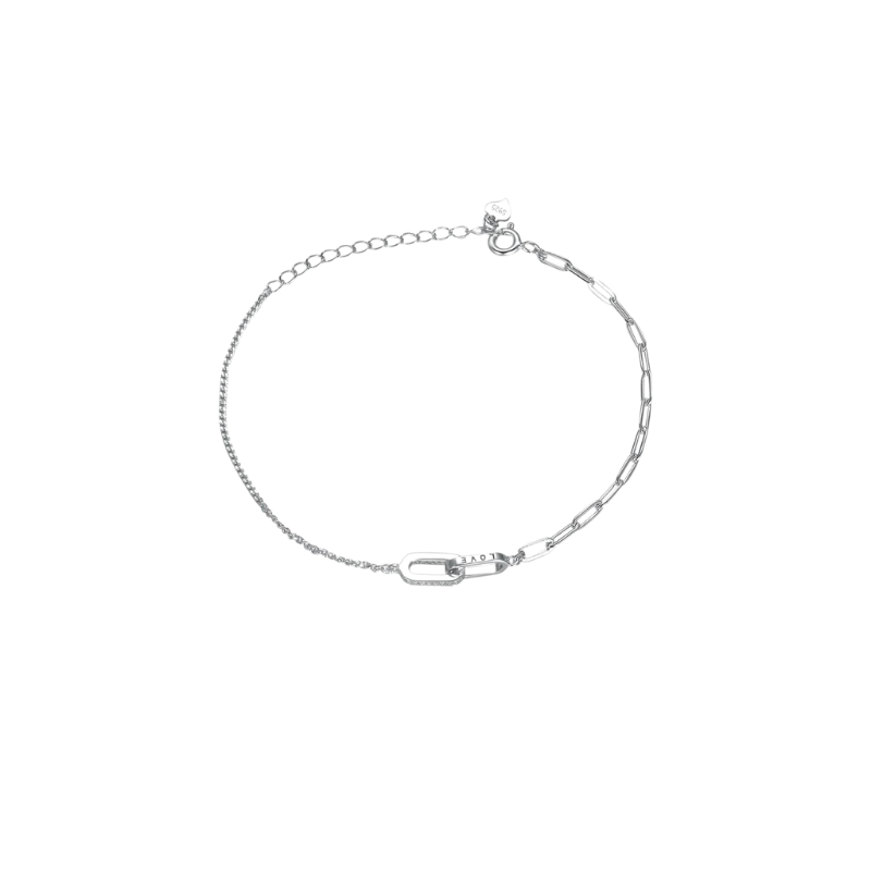 Delicate Love Bracelet Silver