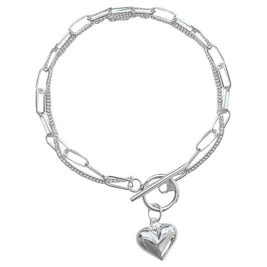 Heart Multi-Chain Bracelet