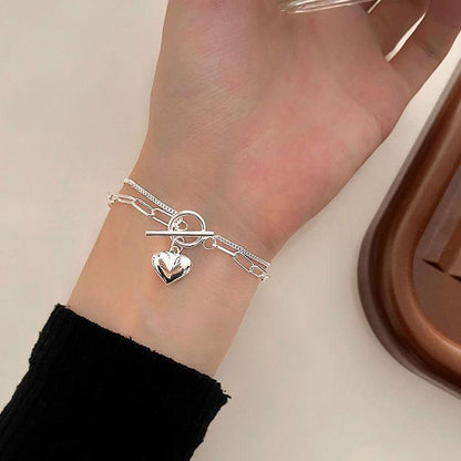 Heart Multi-Chain Bracelet