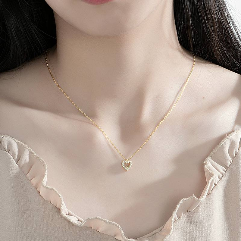 A Heart In A Heart Necklace