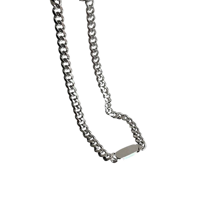 Detailed Clasp 316L Stainless Steel Cuban Chain