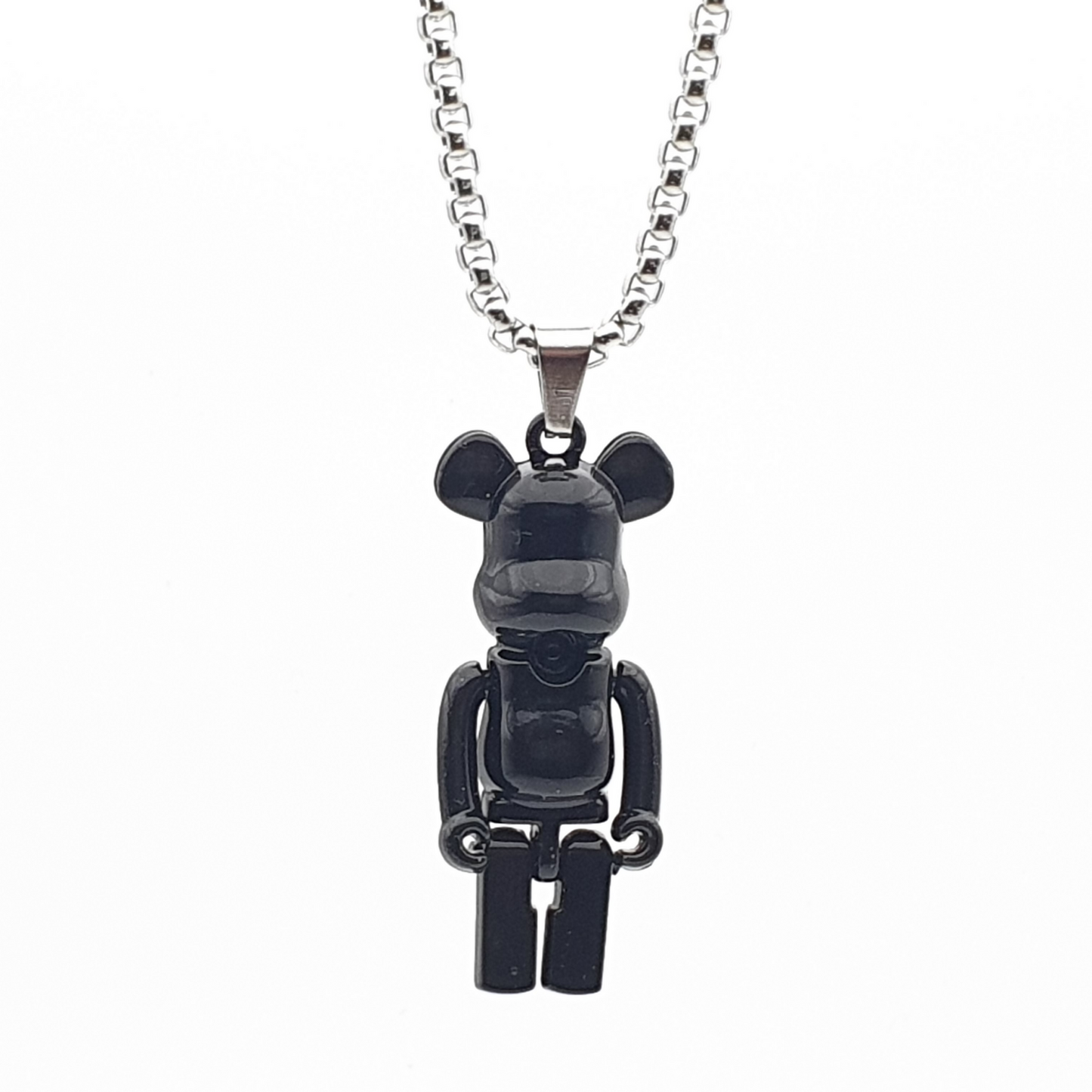 Rave Stainless Steel Bear Necklace