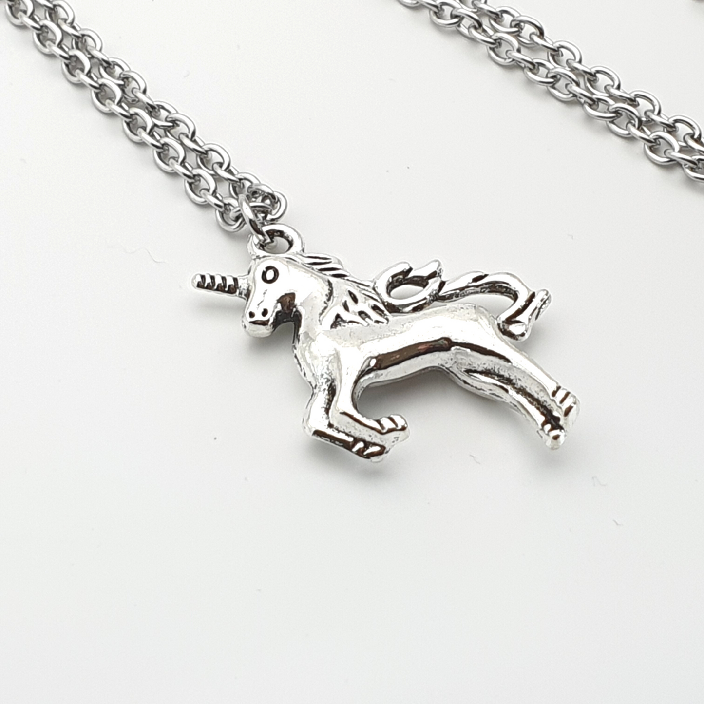 Enchanting Unicorn Pendant Necklace Stainless Steel