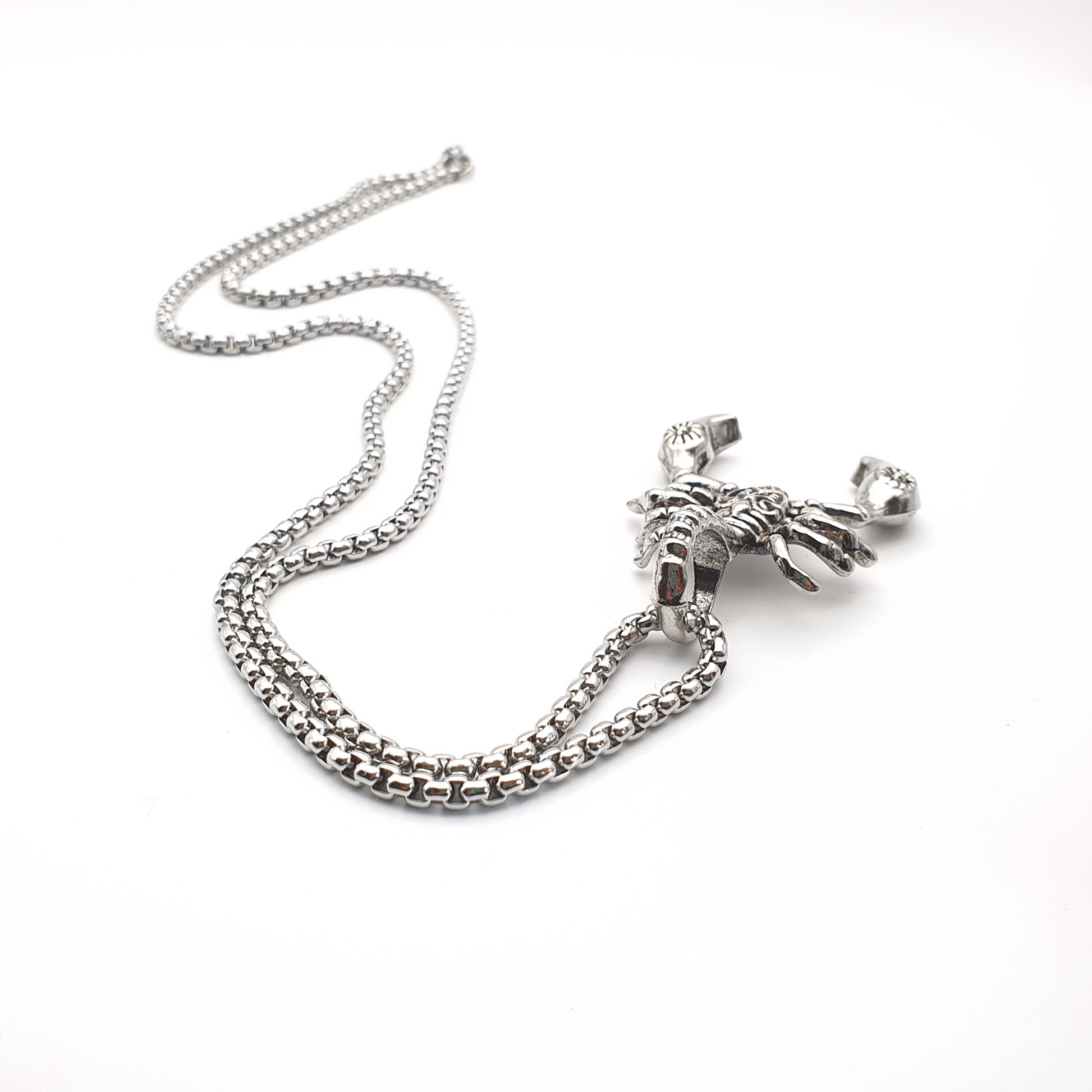 Scorpion Scorpio Pendant Chain Necklace