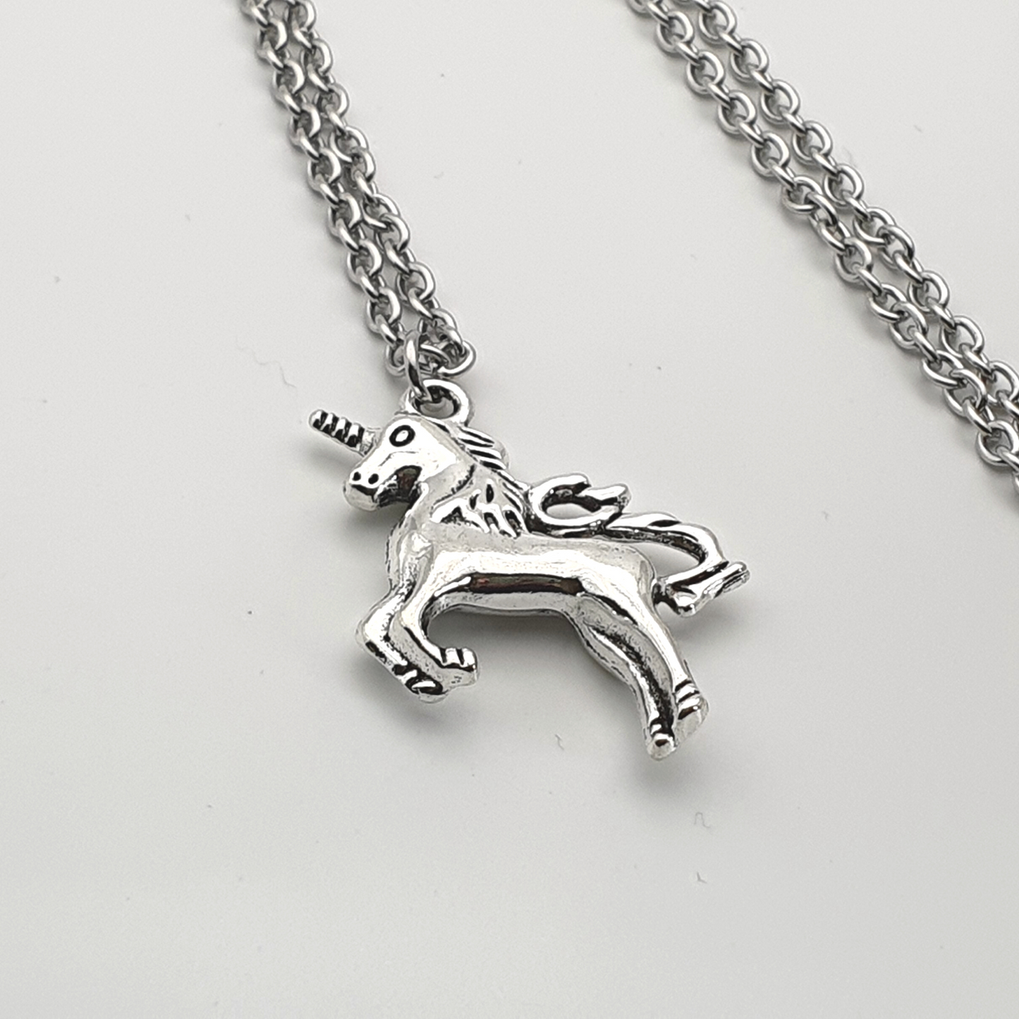 Enchanting Unicorn Pendant Necklace Stainless Steel