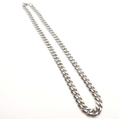 55cm Long Stainless Steel Cuban Chain